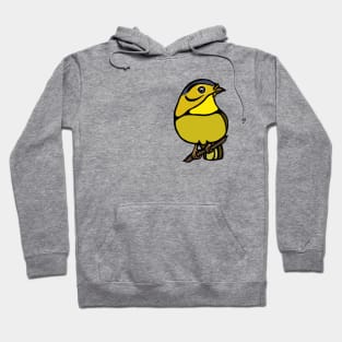 Wilsons Warbler Graphic Hoodie